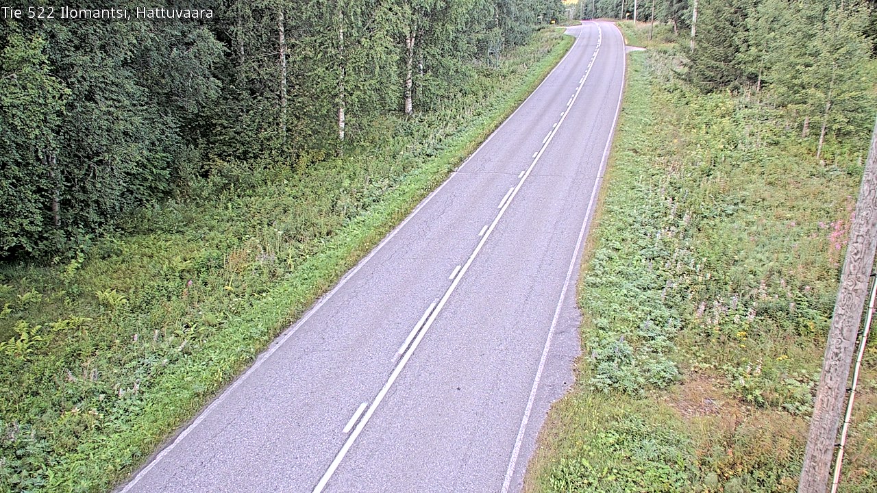 Weather Camera Image Road 522 Ilomantsi, Hattuvaara, Ilomantsi, Pohjois-Karjala