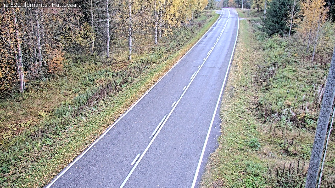 Weather Camera Image Road 522 Ilomantsi, Hattuvaara, Ilomantsi, Pohjois-Karjala