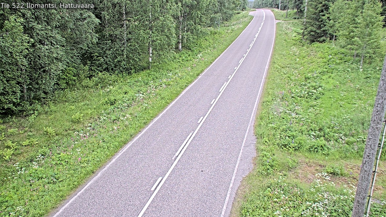 Kelikamerat Kuva Tie 522 Ilomantsi, Hattuvaara, Ilomantsi, Pohjois-Karjala