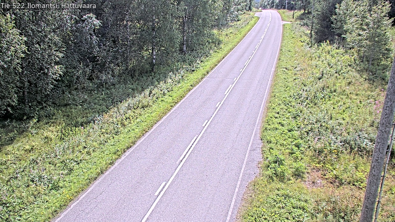 Weather Camera Image Road 522 Ilomantsi, Hattuvaara, Ilomantsi, Pohjois-Karjala