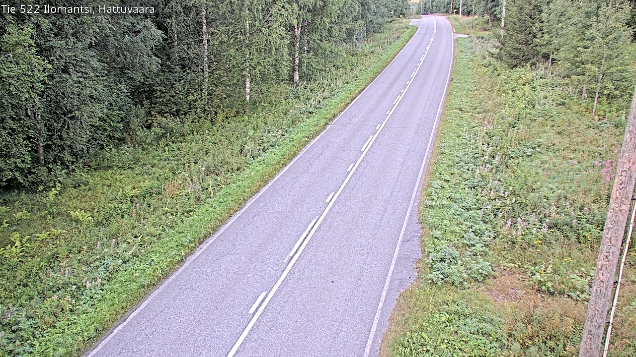 Weather Camera Image Road 522 Ilomantsi, Hattuvaara, Ilomantsi, Pohjois-Karjala