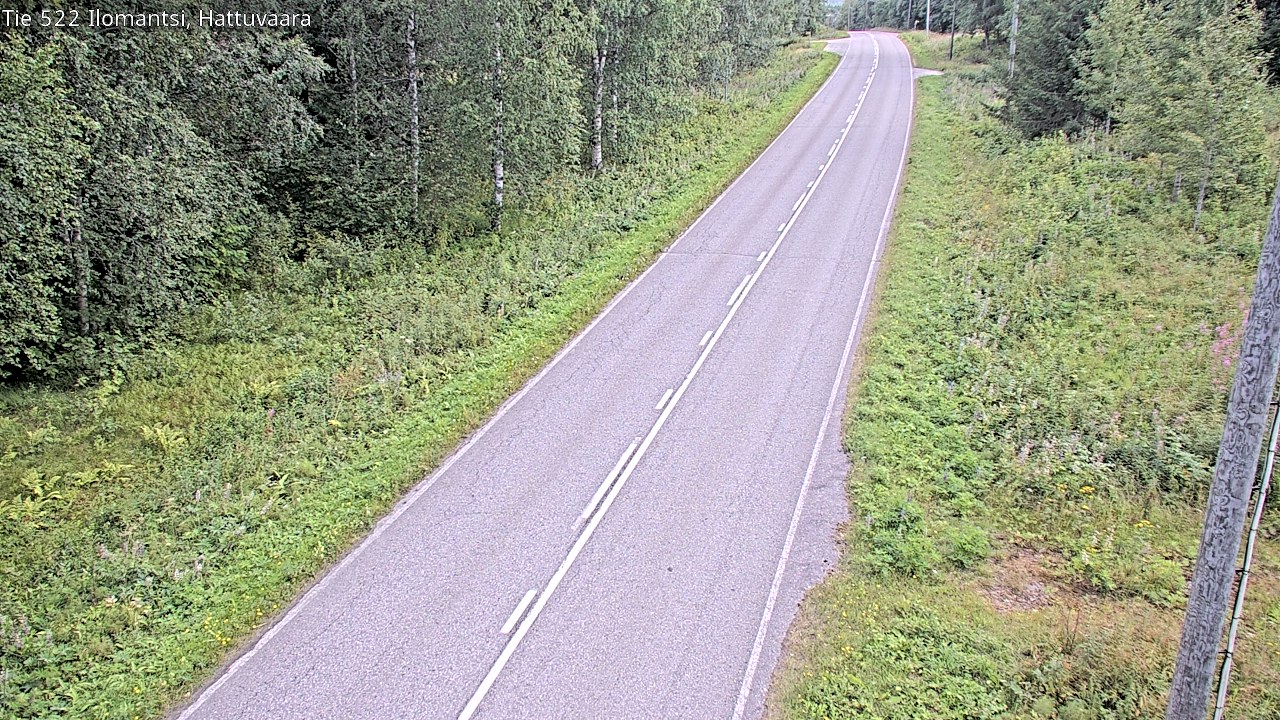 Weather Camera Image Road 522 Ilomantsi, Hattuvaara, Ilomantsi, Pohjois-Karjala
