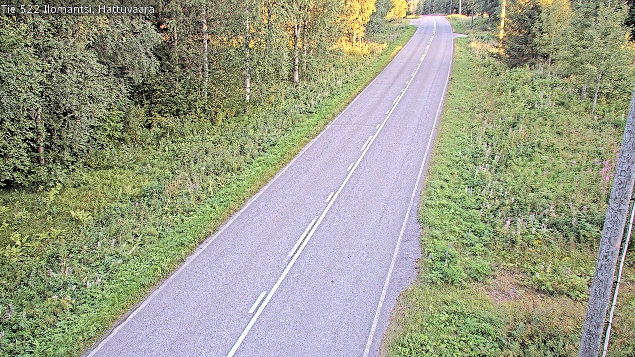 Weather Camera Image Road 522 Ilomantsi, Hattuvaara, Ilomantsi, Pohjois-Karjala