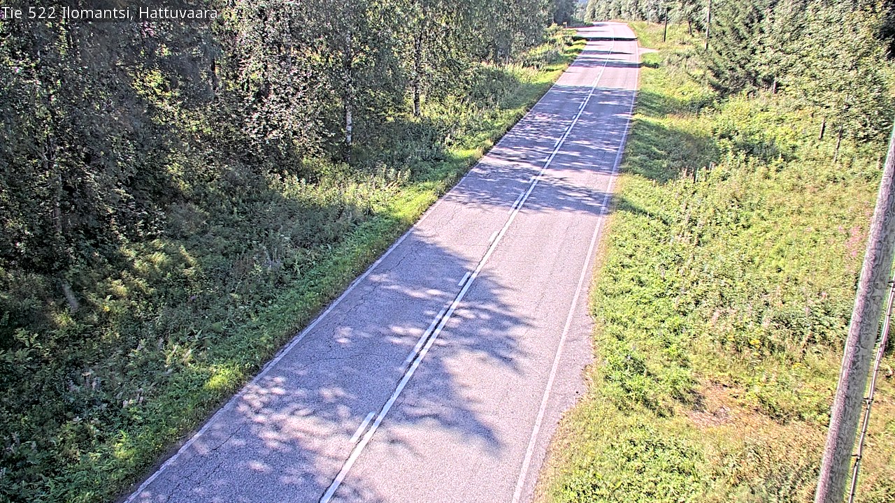 Weather Camera Image Road 522 Ilomantsi, Hattuvaara, Ilomantsi, Pohjois-Karjala