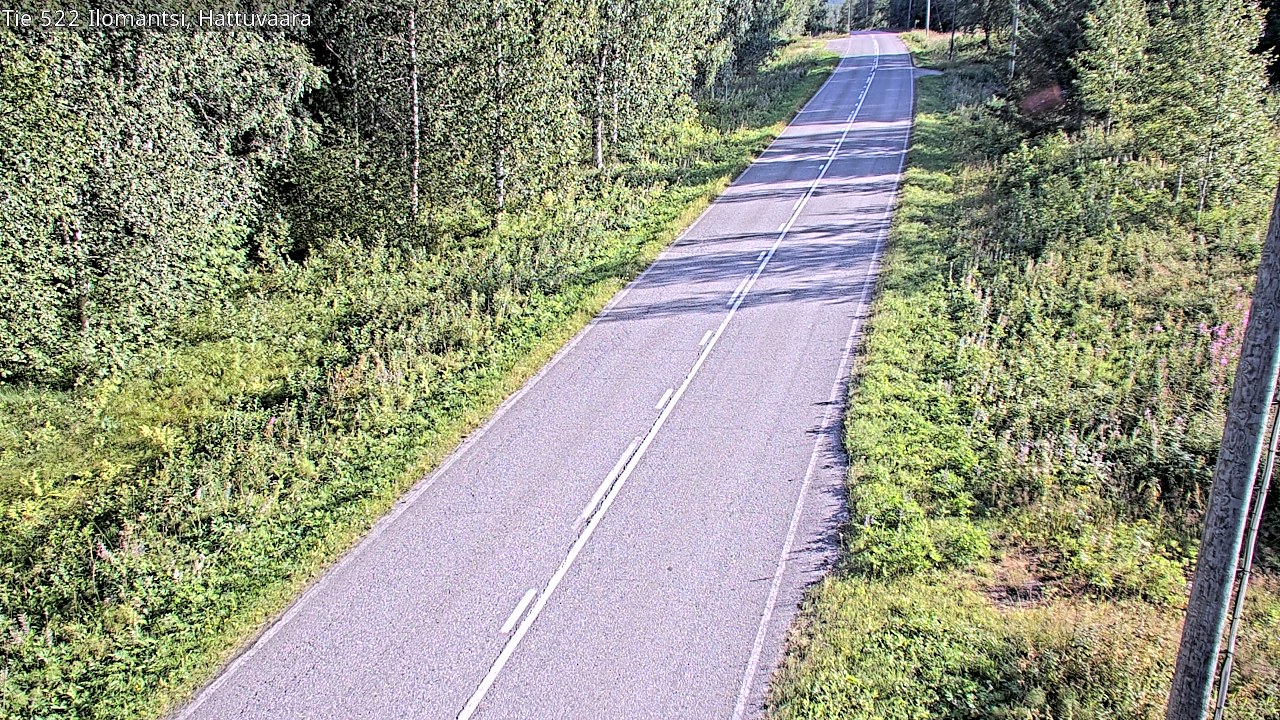 Weather Camera Image Road 522 Ilomantsi, Hattuvaara, Ilomantsi, Pohjois-Karjala