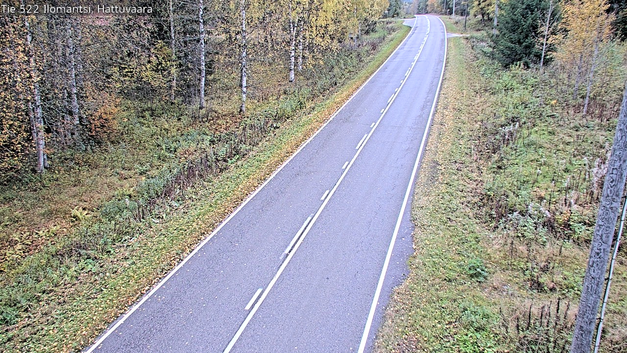 Weather Camera Image Road 522 Ilomantsi, Hattuvaara, Ilomantsi, Pohjois-Karjala