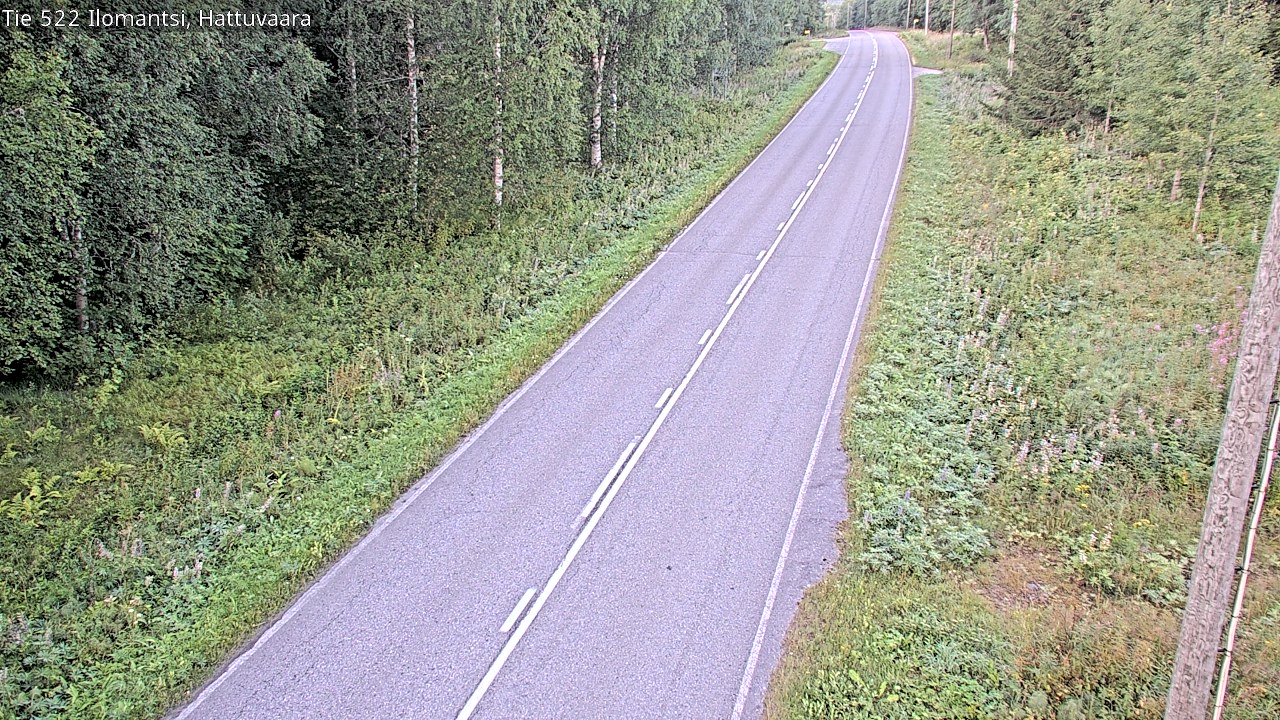 Weather Camera Image Road 522 Ilomantsi, Hattuvaara, Ilomantsi, Pohjois-Karjala