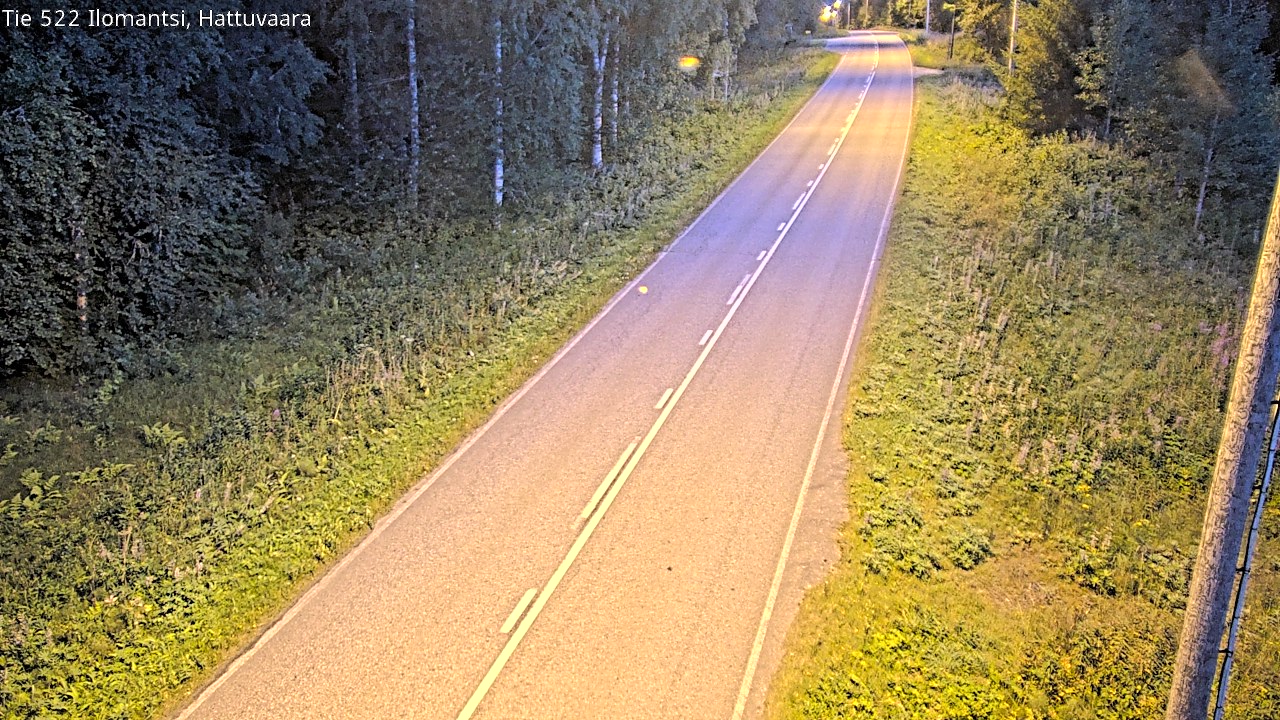 Weather Camera Image Road 522 Ilomantsi, Hattuvaara, Ilomantsi, Pohjois-Karjala