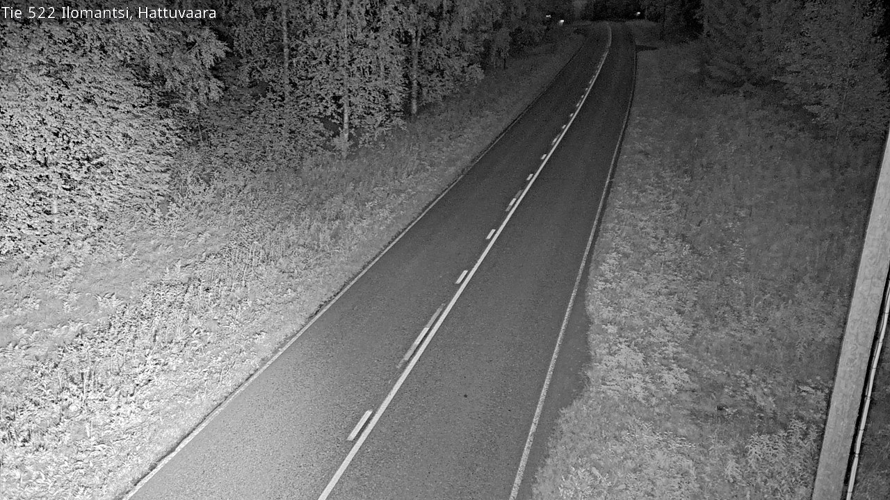 Weather Camera Image Road 522 Ilomantsi, Hattuvaara, Ilomantsi, Pohjois-Karjala