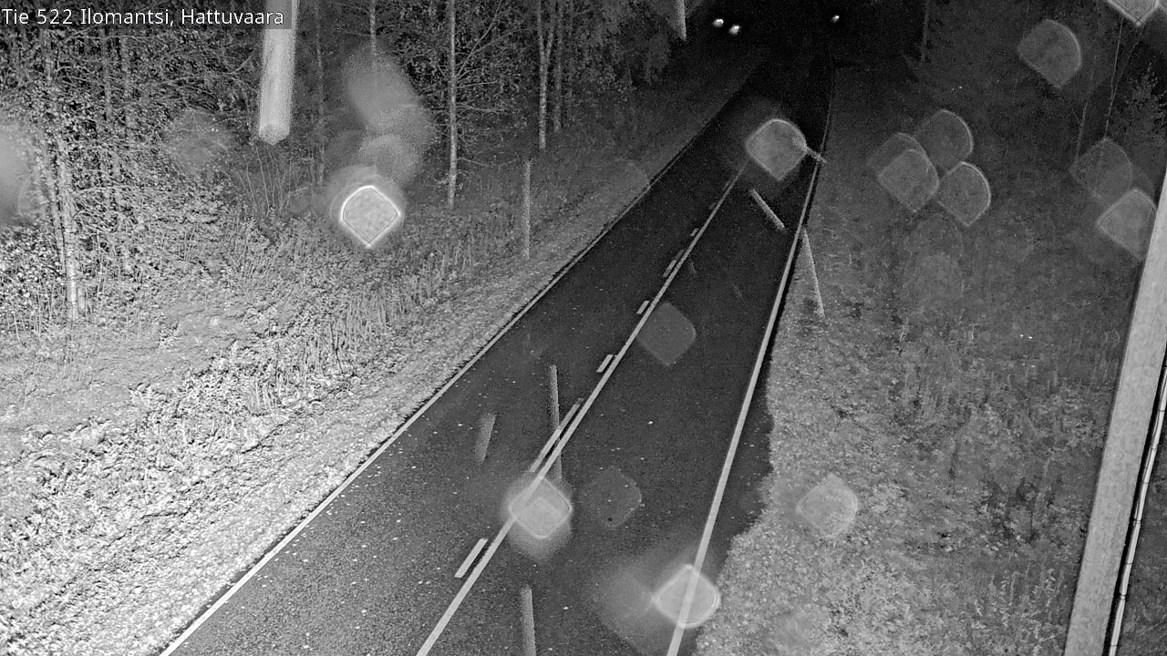 Weather Camera Image Road 522 Ilomantsi, Hattuvaara, Ilomantsi, Pohjois-Karjala