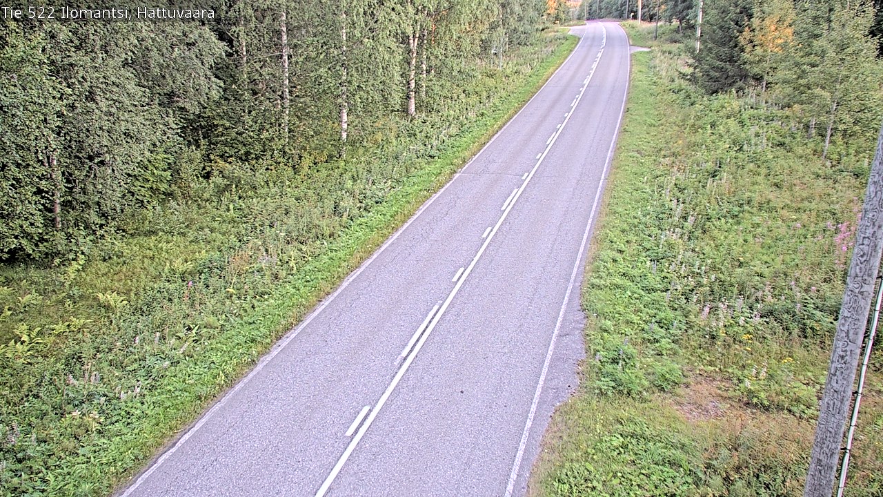 Weather Camera Image Road 522 Ilomantsi, Hattuvaara, Ilomantsi, Pohjois-Karjala