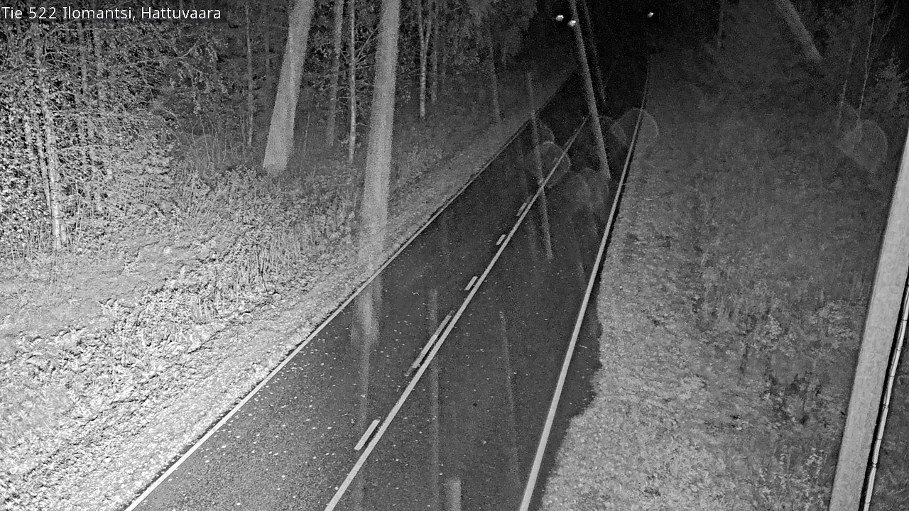 Weather Camera Image Road 522 Ilomantsi, Hattuvaara, Ilomantsi, Pohjois-Karjala