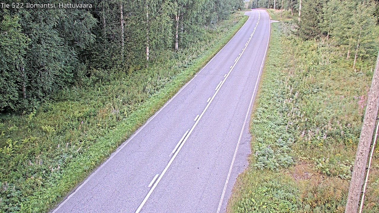 Weather Camera Image Road 522 Ilomantsi, Hattuvaara, Ilomantsi, Pohjois-Karjala
