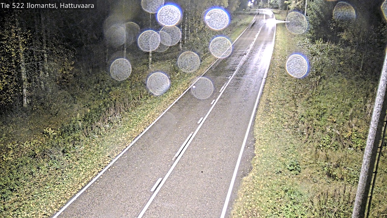 Weather Camera Image Road 522 Ilomantsi, Hattuvaara, Ilomantsi, Pohjois-Karjala