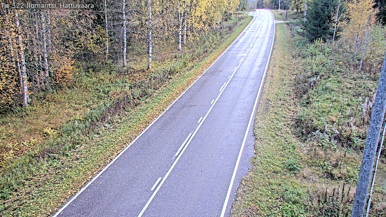 Weather Camera Image Road 522 Ilomantsi, Hattuvaara, Ilomantsi, Pohjois-Karjala