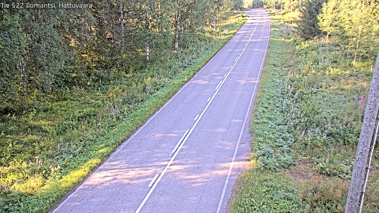 Weather Camera Image Road 522 Ilomantsi, Hattuvaara, Ilomantsi, Pohjois-Karjala