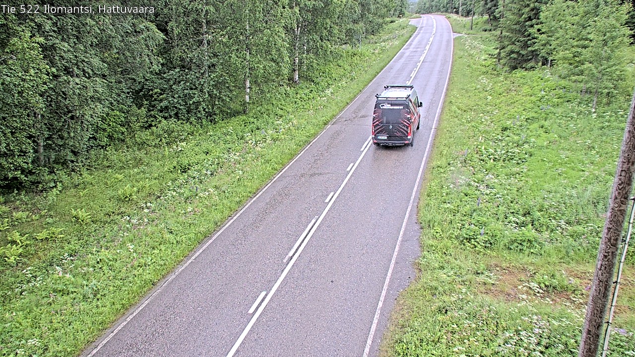 Weather Camera Image Road 522 Ilomantsi, Hattuvaara, Ilomantsi, Pohjois-Karjala