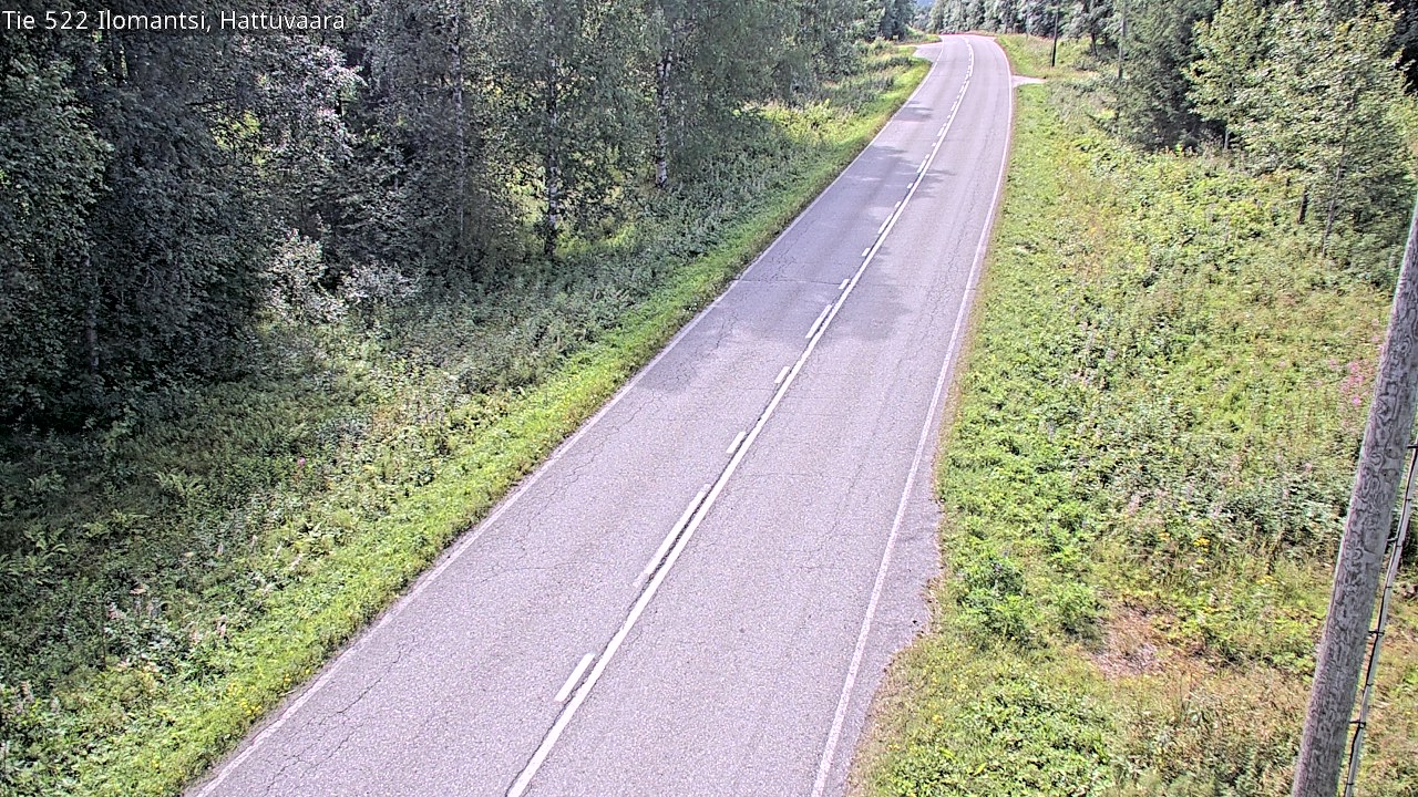 Weather Camera Image Road 522 Ilomantsi, Hattuvaara, Ilomantsi, Pohjois-Karjala