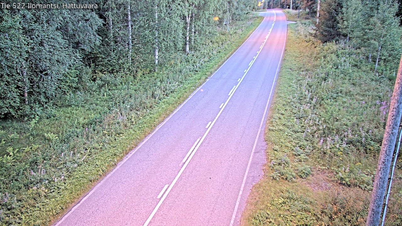 Weather Camera Image Road 522 Ilomantsi, Hattuvaara, Ilomantsi, Pohjois-Karjala