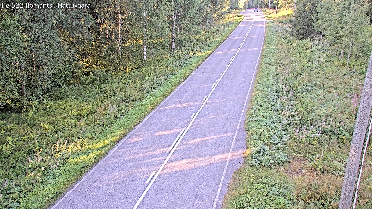 Weather Camera Image Road 522 Ilomantsi, Hattuvaara, Ilomantsi, Pohjois-Karjala