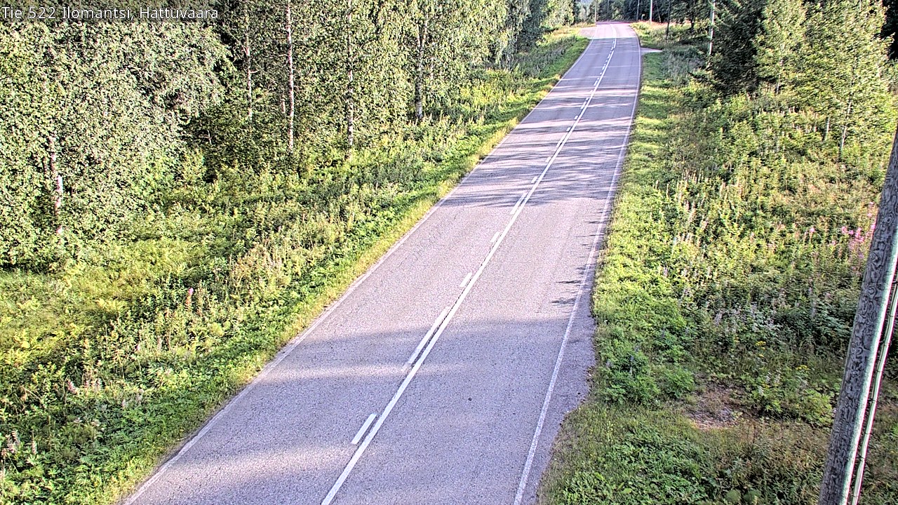 Weather Camera Image Road 522 Ilomantsi, Hattuvaara, Ilomantsi, Pohjois-Karjala