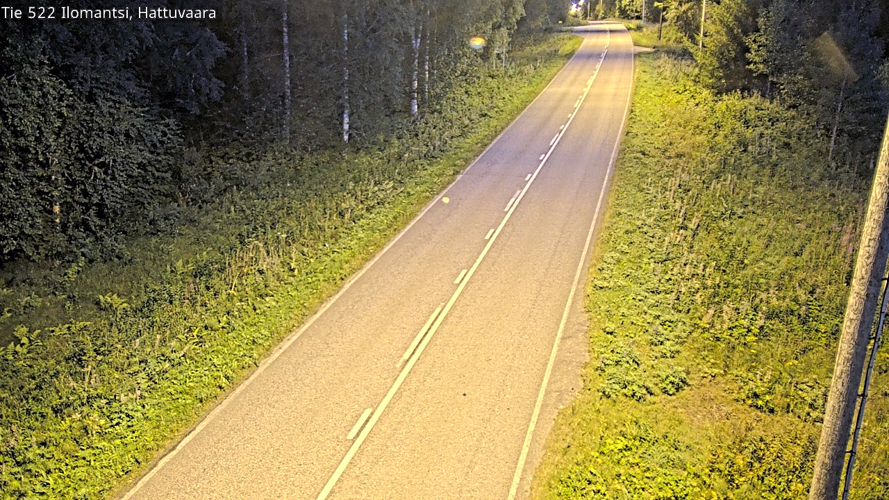 Weather Camera Image Road 522 Ilomantsi, Hattuvaara, Ilomantsi, Pohjois-Karjala