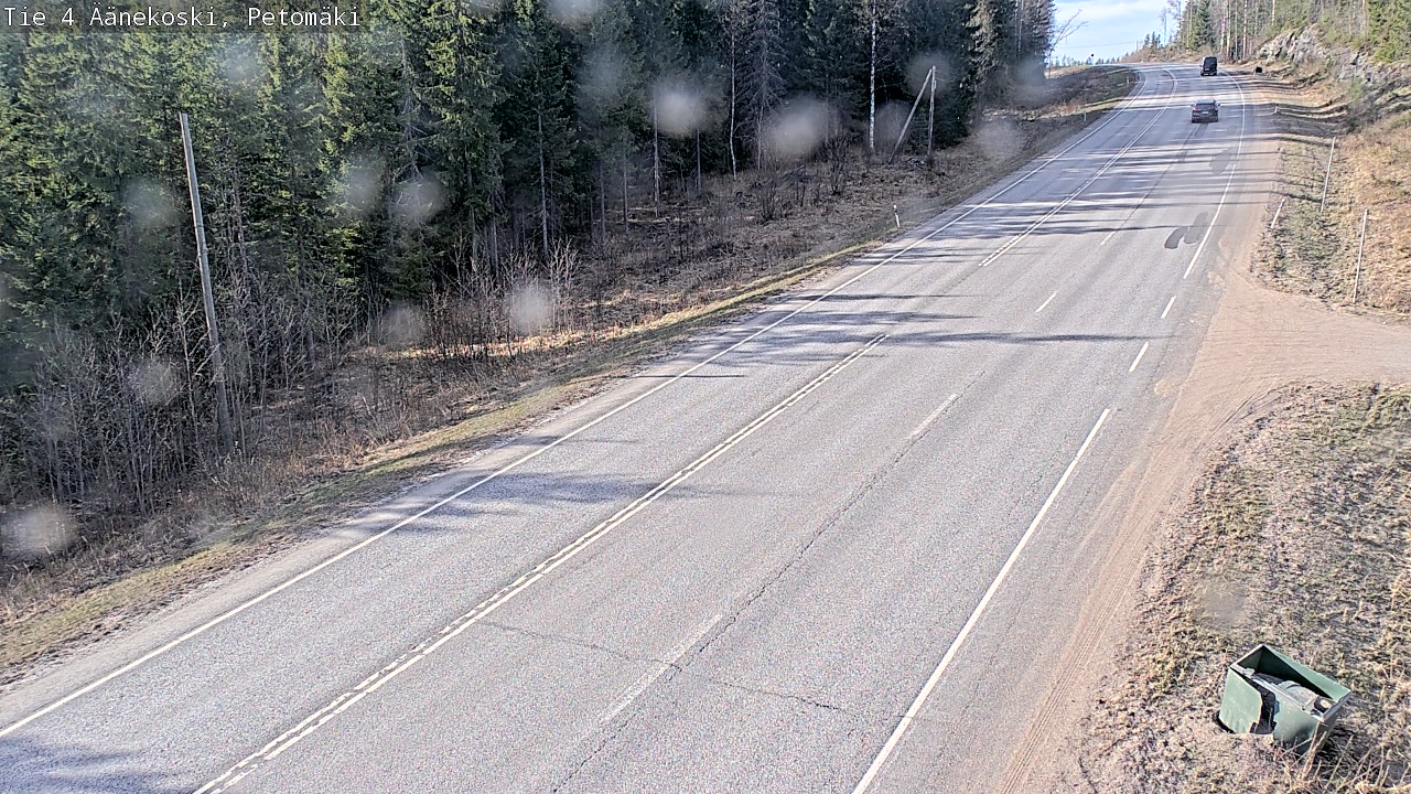 Weather Camera Image Väg 4 Äänekoski. PetomäkiPetomäki, Äänekoski, Keski-Suomi