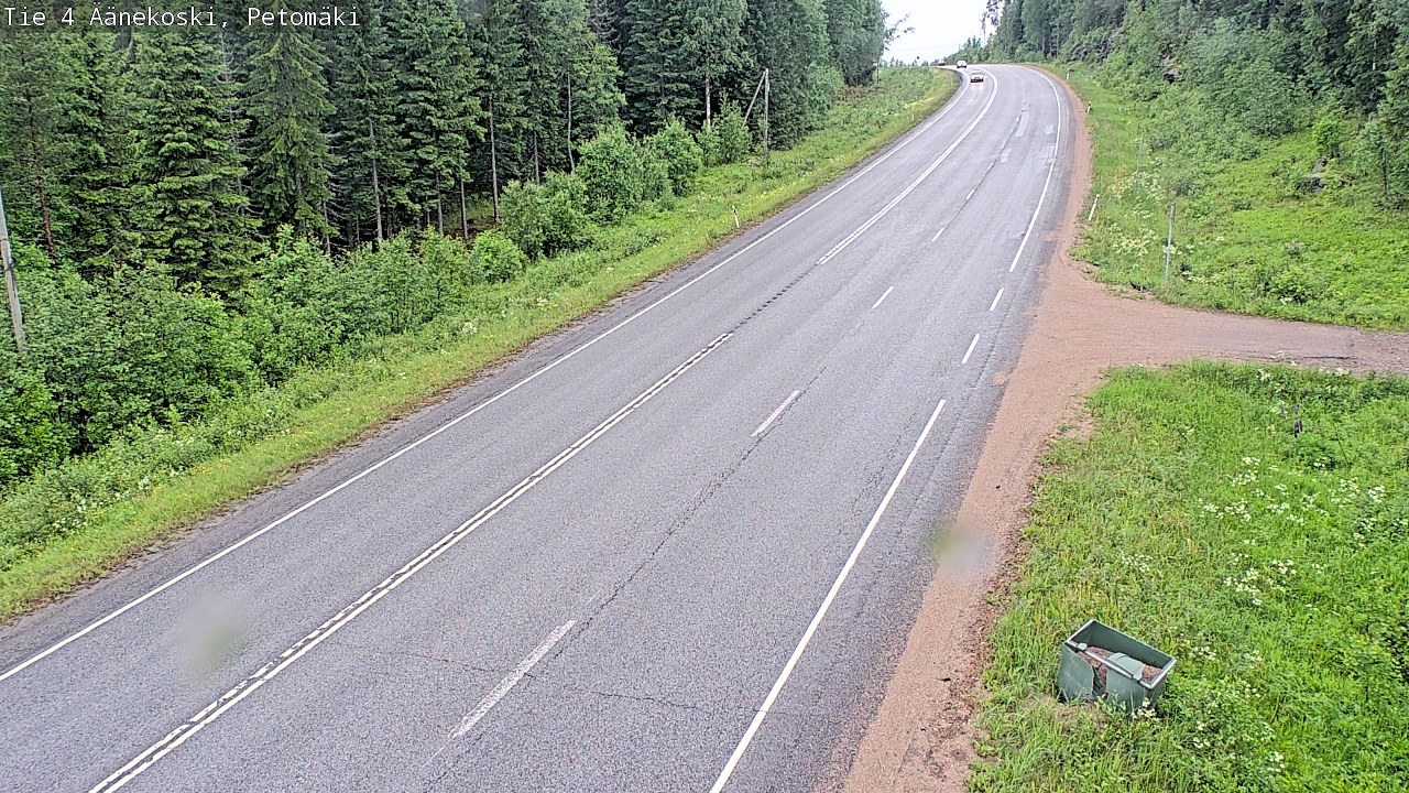 Weather Camera Image Väg 4 Äänekoski. PetomäkiPetomäki, Äänekoski, Keski-Suomi