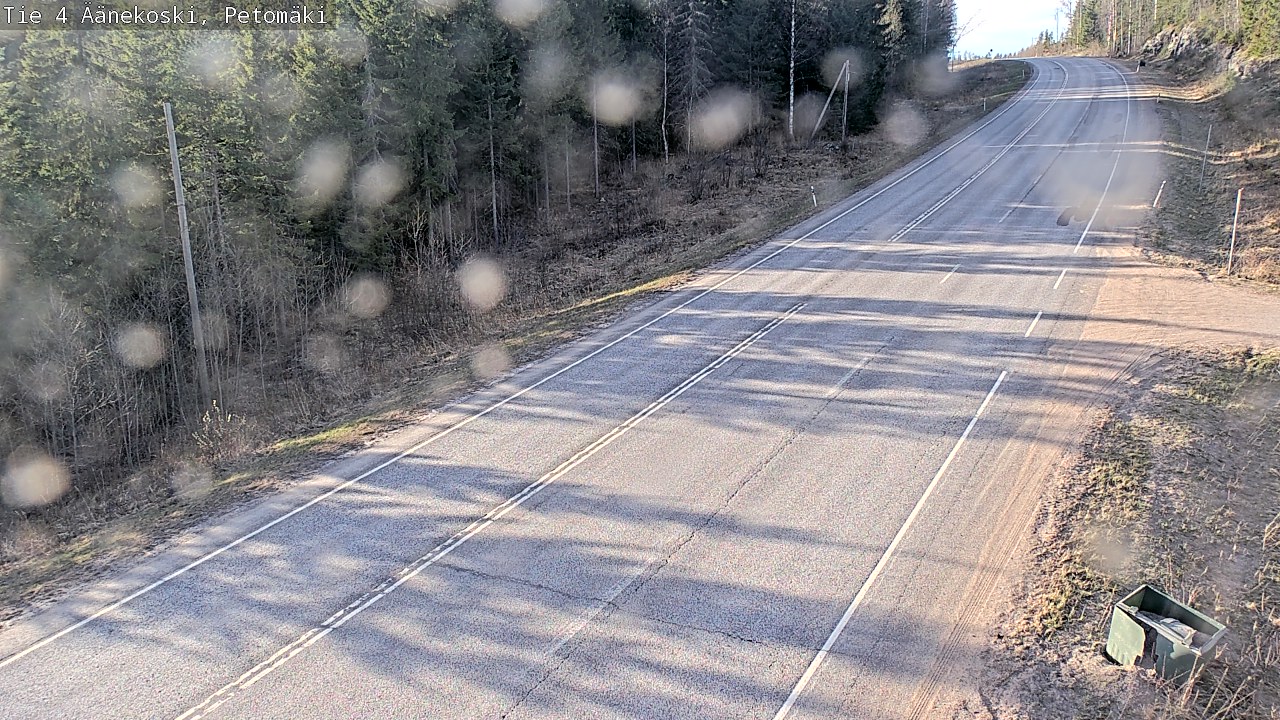 Weather Camera Image Väg 4 Äänekoski. PetomäkiPetomäki, Äänekoski, Keski-Suomi
