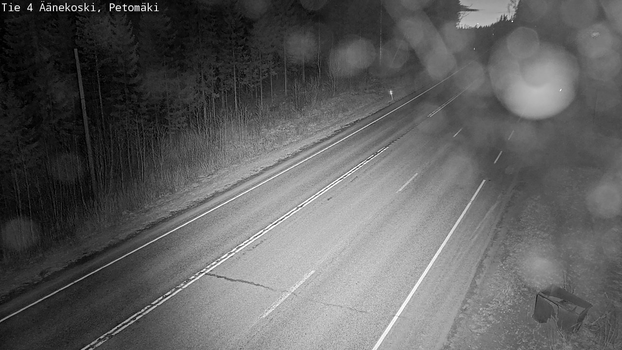 Weather Camera Image Väg 4 Äänekoski. PetomäkiPetomäki, Äänekoski, Keski-Suomi