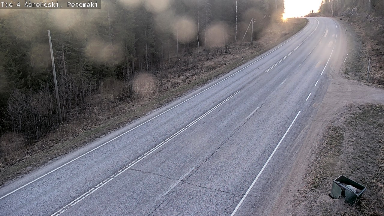 Weather Camera Image Väg 4 Äänekoski. PetomäkiPetomäki, Äänekoski, Keski-Suomi