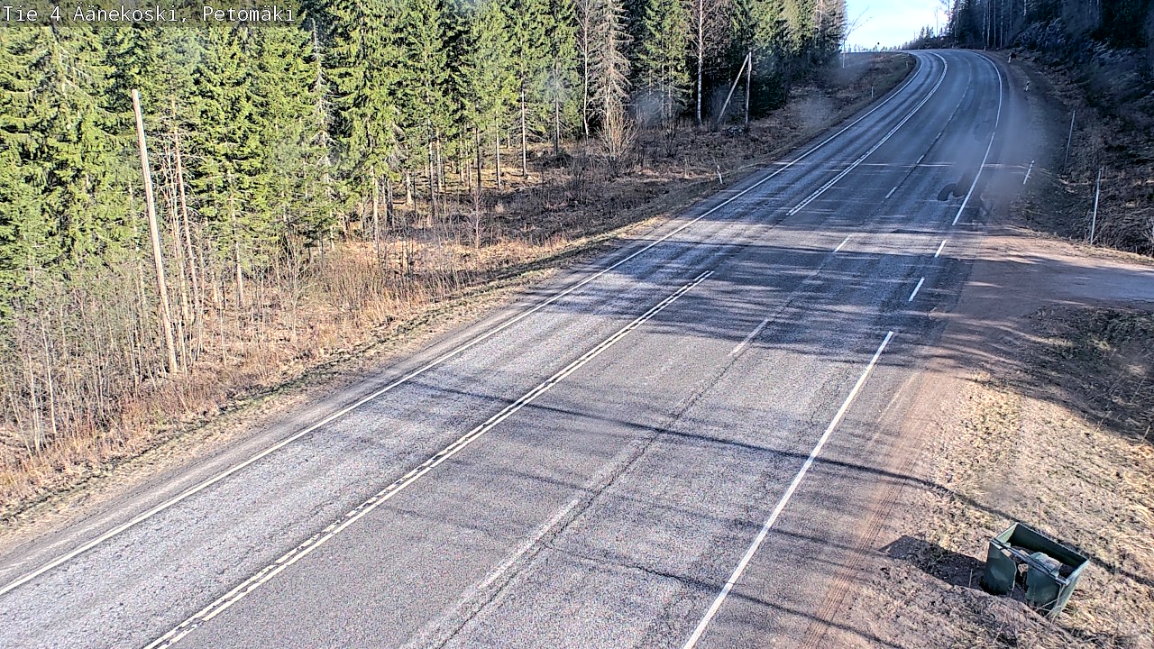 Weather Camera Image Väg 4 Äänekoski. PetomäkiPetomäki, Äänekoski, Keski-Suomi