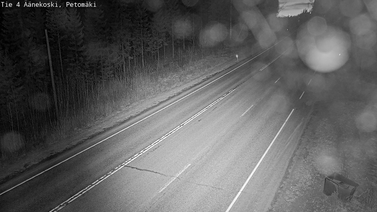 Weather Camera Image Väg 4 Äänekoski. PetomäkiPetomäki, Äänekoski, Keski-Suomi