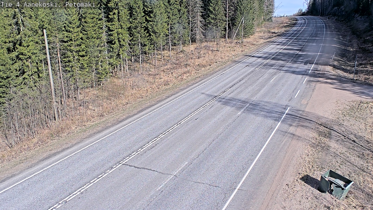 Weather Camera Image Väg 4 Äänekoski. PetomäkiPetomäki, Äänekoski, Keski-Suomi