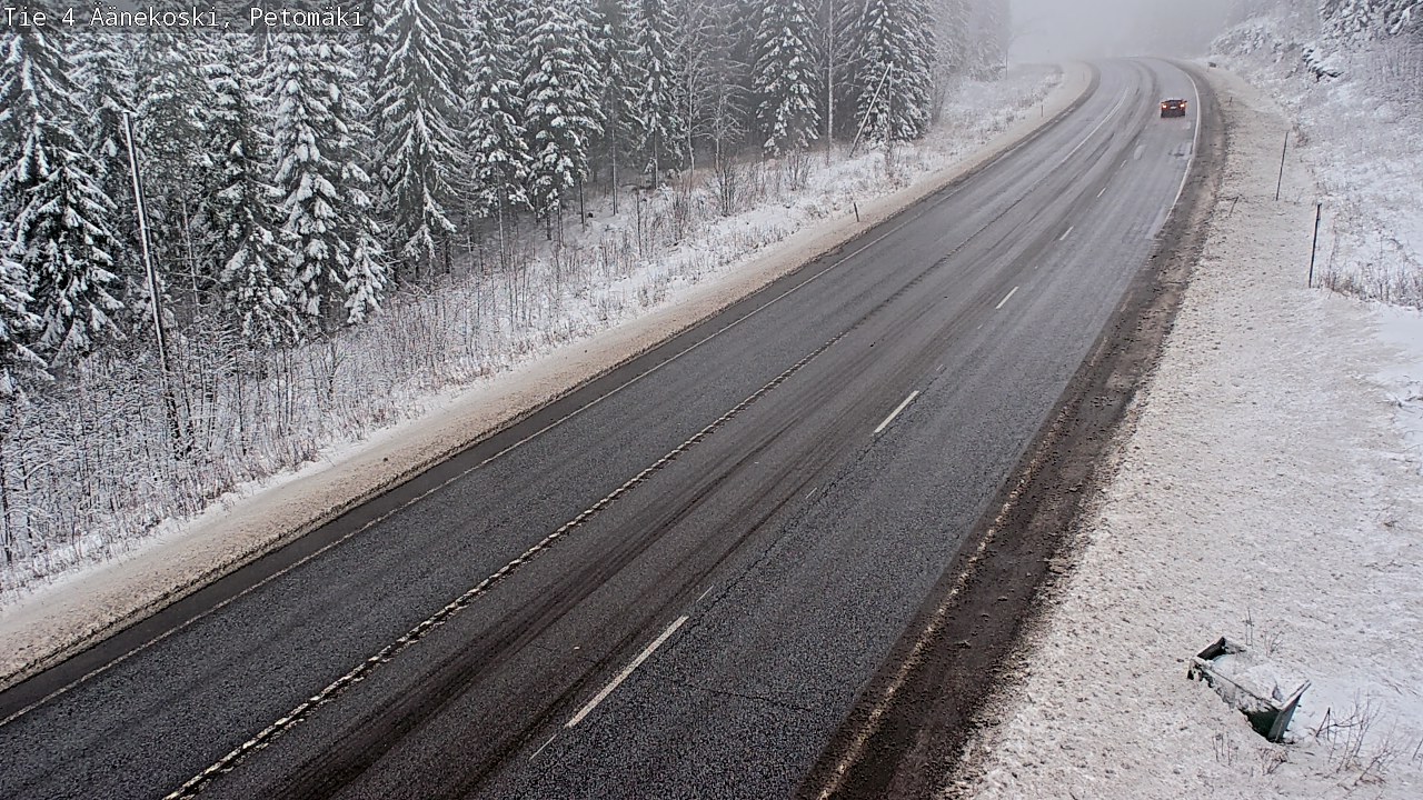 Weather Camera Image Väg 4 Äänekoski. PetomäkiPetomäki, Äänekoski, Keski-Suomi
