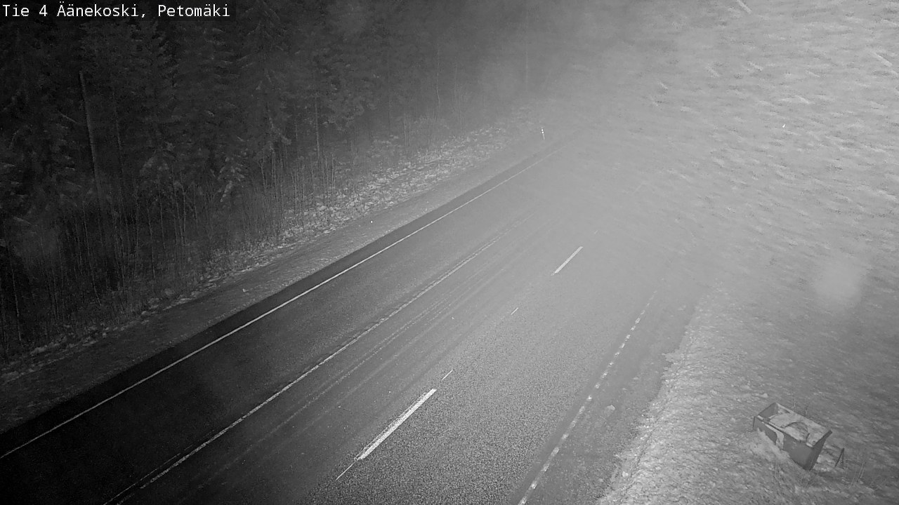Weather Camera Image Väg 4 Äänekoski. PetomäkiPetomäki, Äänekoski, Keski-Suomi