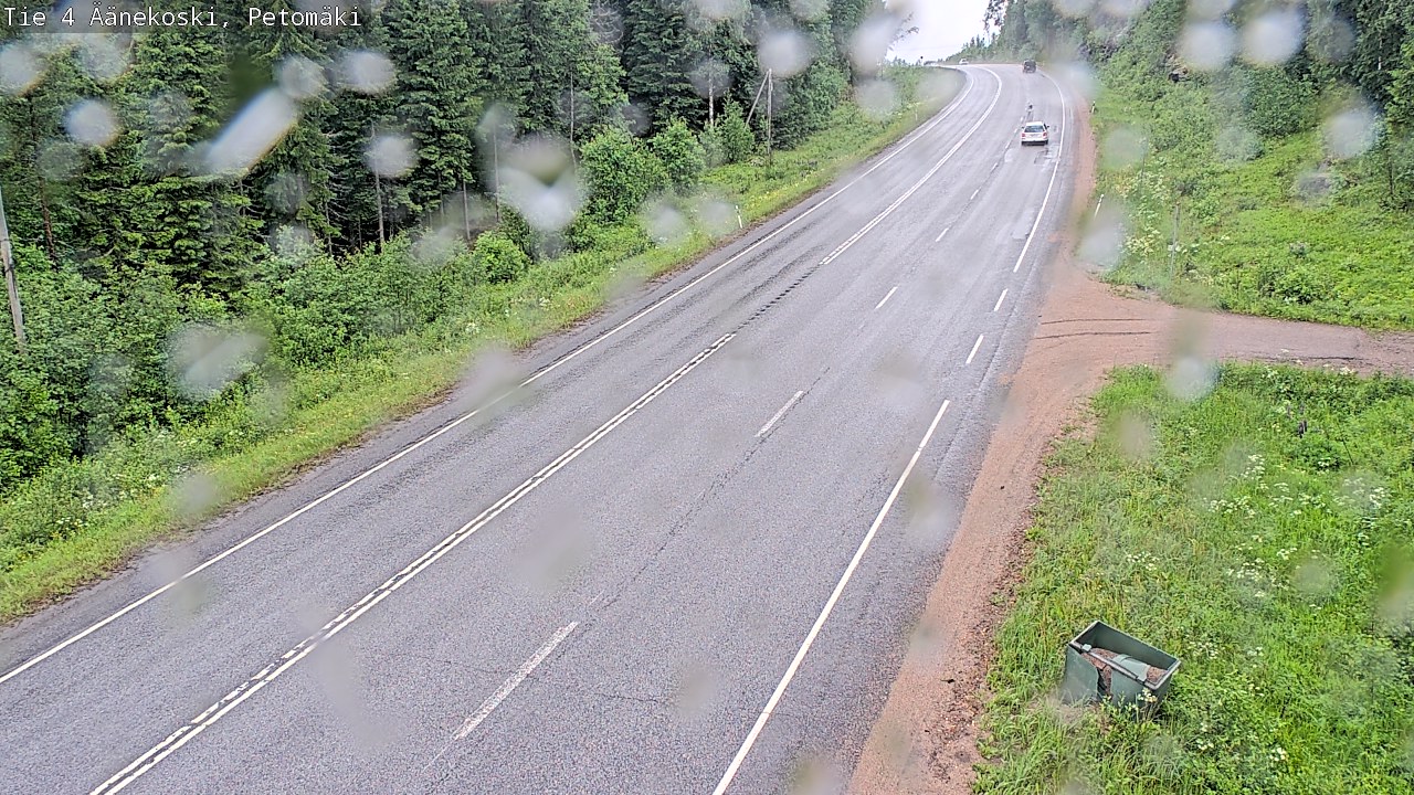 Weather Camera Image Väg 4 Äänekoski. PetomäkiPetomäki, Äänekoski, Keski-Suomi