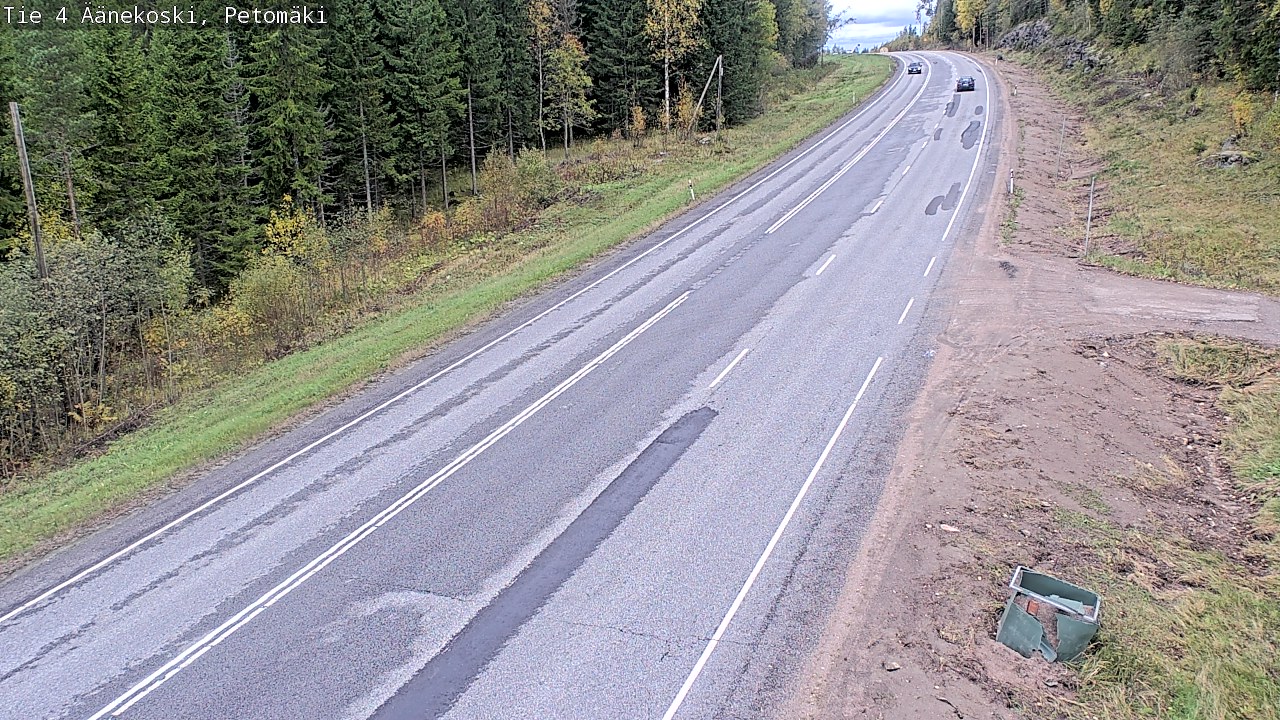 Weather Camera Image Road 4 Äänekoski. PetomäkiPetomäki, Äänekoski, Keski-Suomi