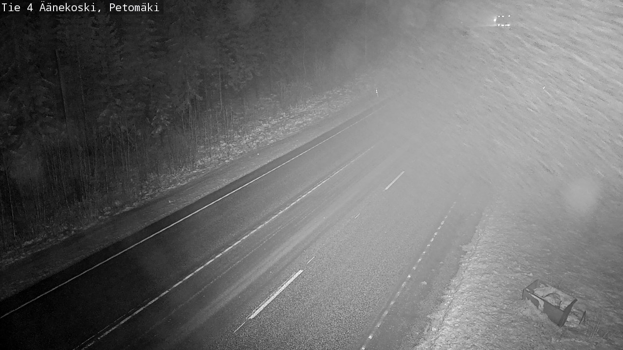 Weather Camera Image Väg 4 Äänekoski. PetomäkiPetomäki, Äänekoski, Keski-Suomi
