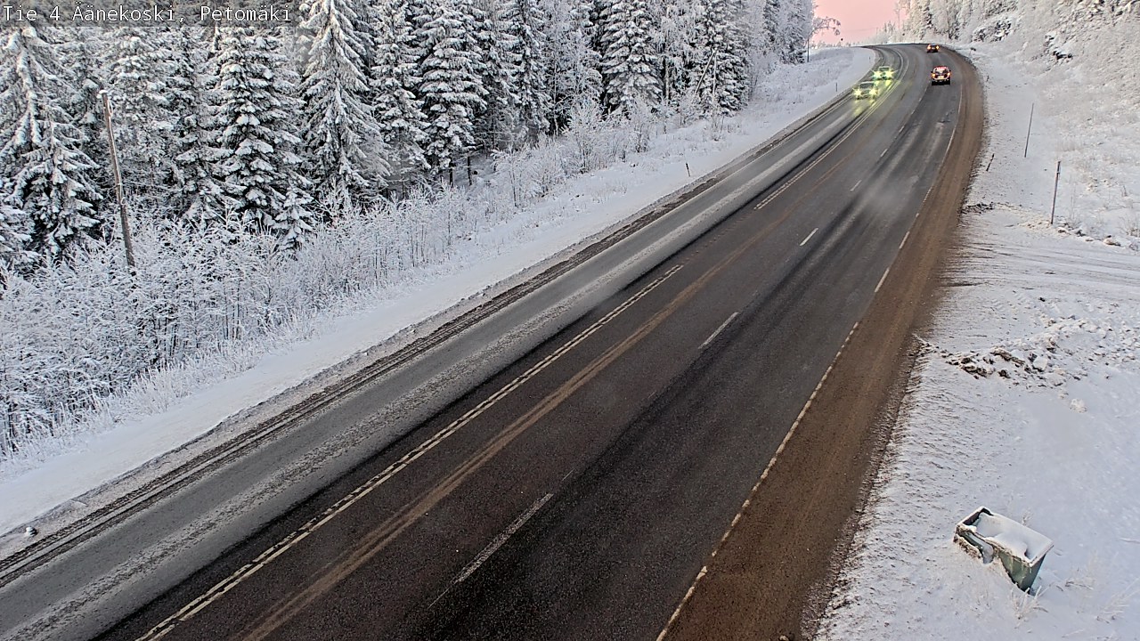 Weather Camera Image Väg 4 Äänekoski. PetomäkiPetomäki, Äänekoski, Keski-Suomi