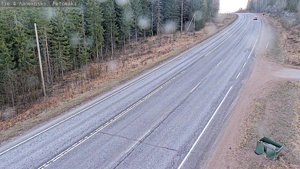Weather Camera Image Väg 4 Äänekoski. PetomäkiPetomäki, Äänekoski, Keski-Suomi