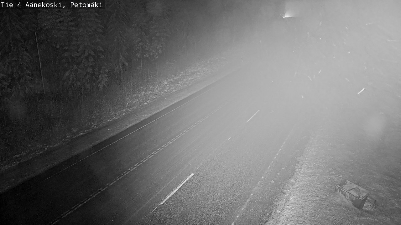Weather Camera Image Väg 4 Äänekoski. PetomäkiPetomäki, Äänekoski, Keski-Suomi