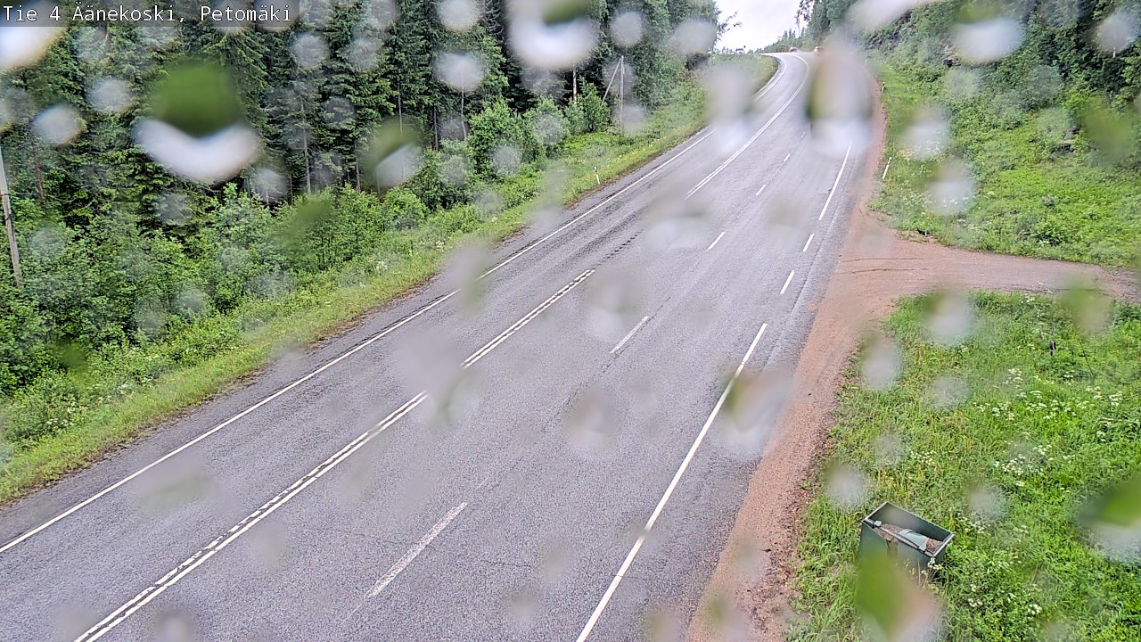 Weather Camera Image Väg 4 Äänekoski. PetomäkiPetomäki, Äänekoski, Keski-Suomi