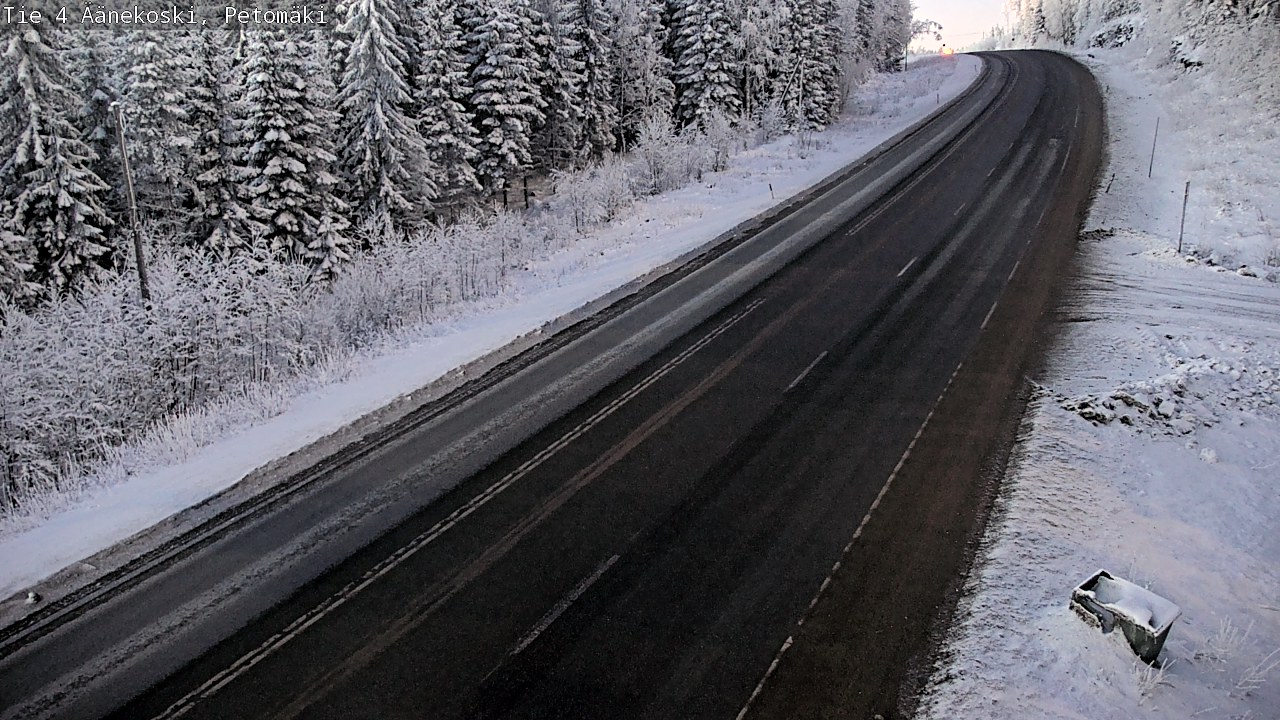 Weather Camera Image Väg 4 Äänekoski. PetomäkiPetomäki, Äänekoski, Keski-Suomi