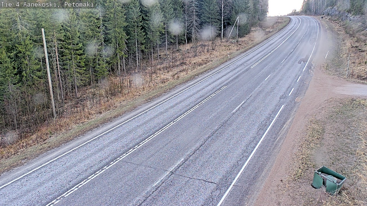 Weather Camera Image Väg 4 Äänekoski. PetomäkiPetomäki, Äänekoski, Keski-Suomi
