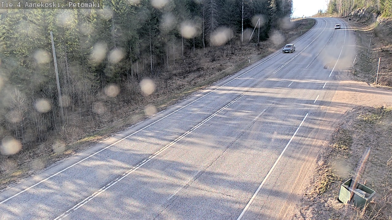 Weather Camera Image Väg 4 Äänekoski. PetomäkiPetomäki, Äänekoski, Keski-Suomi