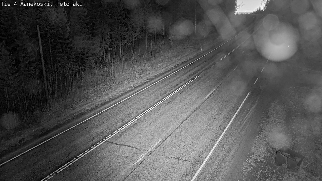 Weather Camera Image Väg 4 Äänekoski. PetomäkiPetomäki, Äänekoski, Keski-Suomi