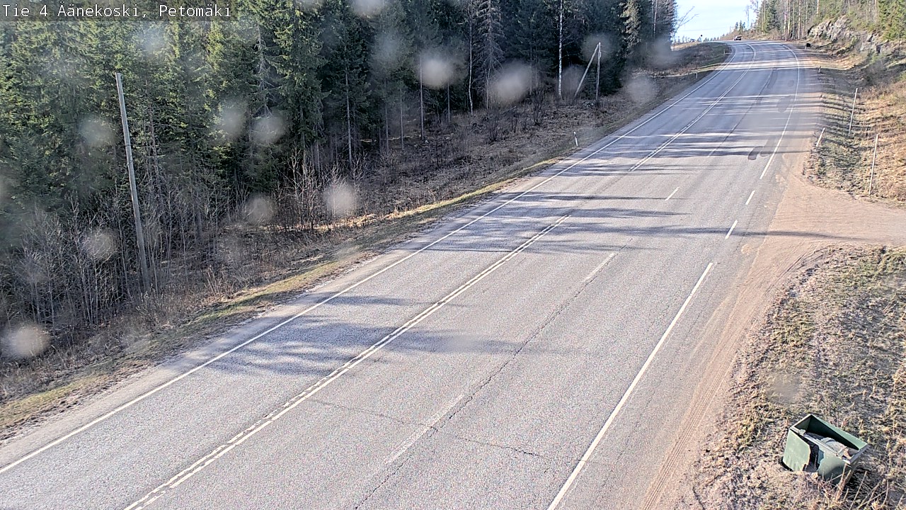 Weather Camera Image Väg 4 Äänekoski. PetomäkiPetomäki, Äänekoski, Keski-Suomi