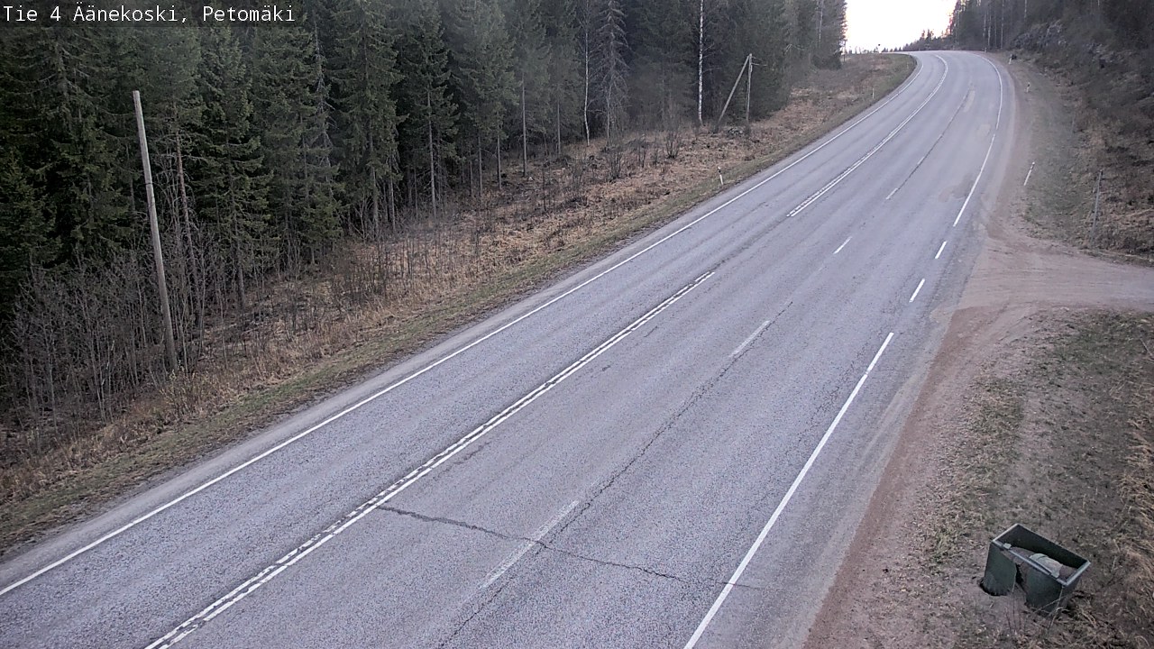 Weather Camera Image Road 4 Äänekoski. PetomäkiPetomäki, Äänekoski, Keski-Suomi