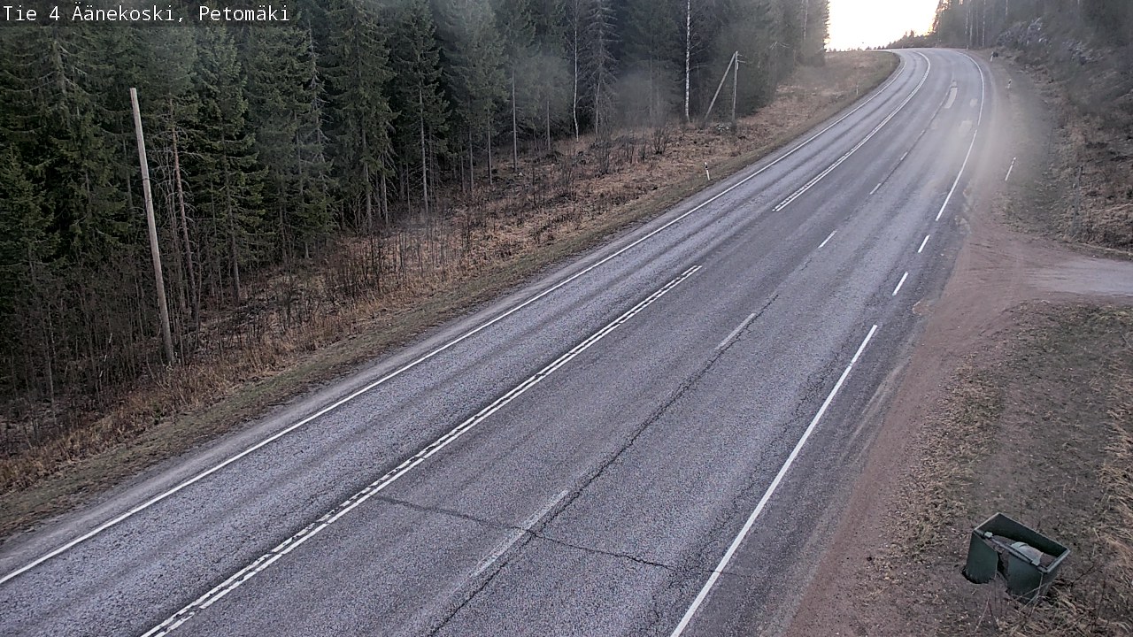 Weather Camera Image Väg 4 Äänekoski. PetomäkiPetomäki, Äänekoski, Keski-Suomi